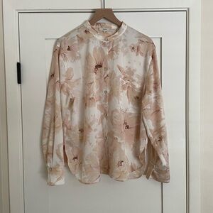 Vince Pastel Floral Blouse